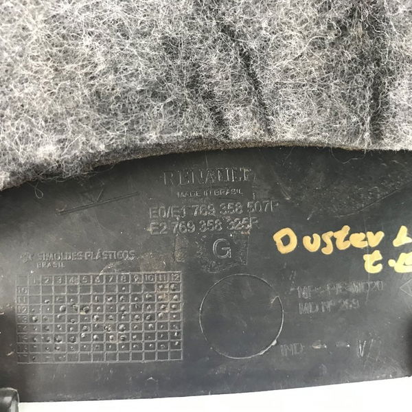 Acabamento Coluna Traseira Esquerda Duster 2018 (34640)