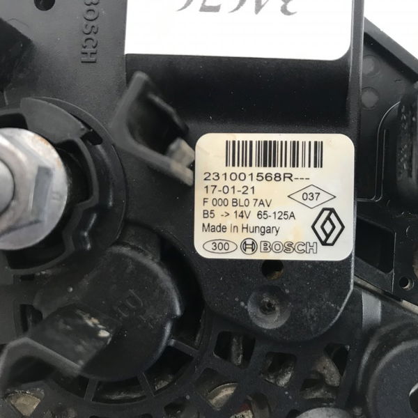 Alternador Renault Duster Expre 1.6 16v 2018 Original 34676