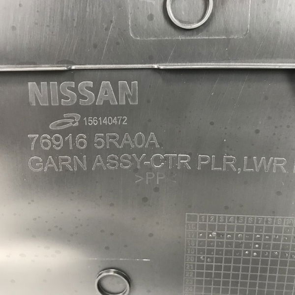 Acabamento Esquerdo Coluna Nissan Kicks 2020 Original 37223