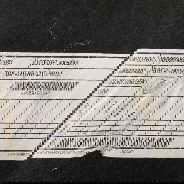 Carpete Assoalho Porta Malas Up Tsi 1.0 2019 Original 38166