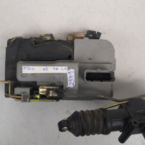 Fechadura C/trava Elet. Dianteira Direita Peugeot 206 4p 03