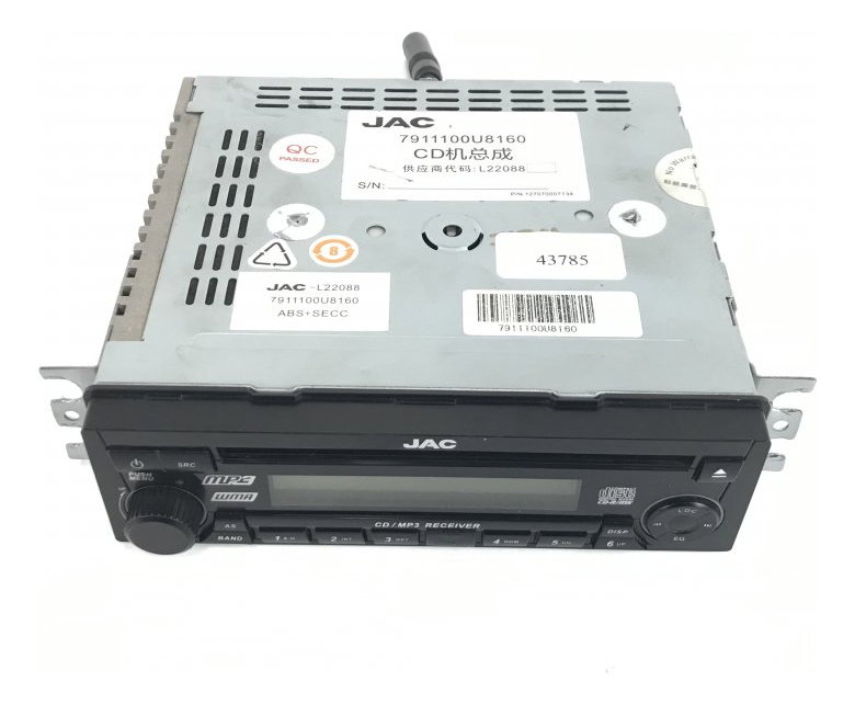 Rádio Cd Player Jac J3 1.4 2011/2012 Original (43785)