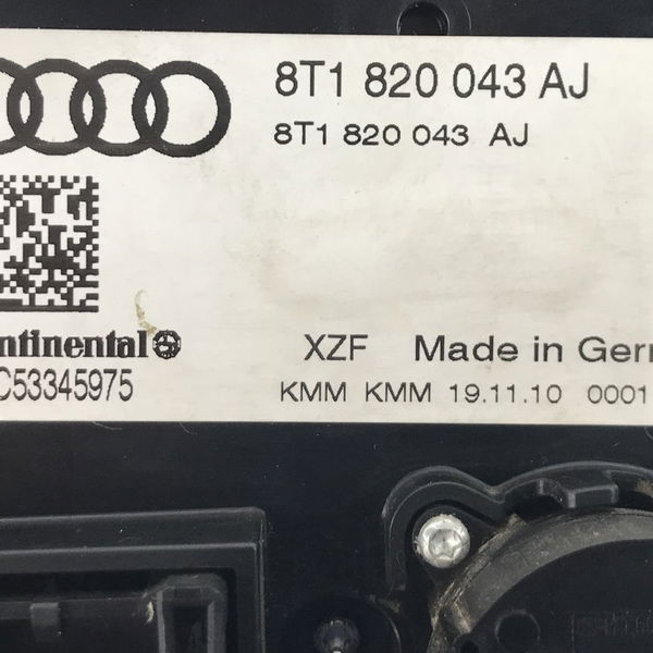 Comando Ar Condicionado Audi Q5 3.2 Fsi 2011 Original 42872