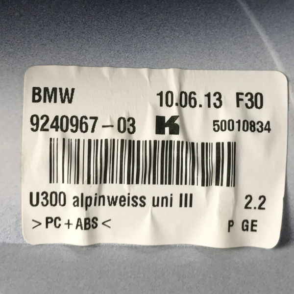 Acabamento Antena Bmw 320i Serie 3 2013 Original 45641