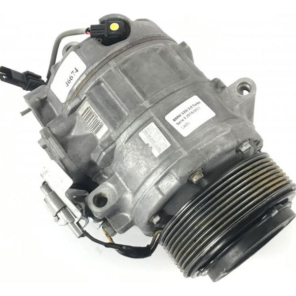 Compressor Ar Condicionado Bmw 535i 3.0 Turbo 2011 (46674)