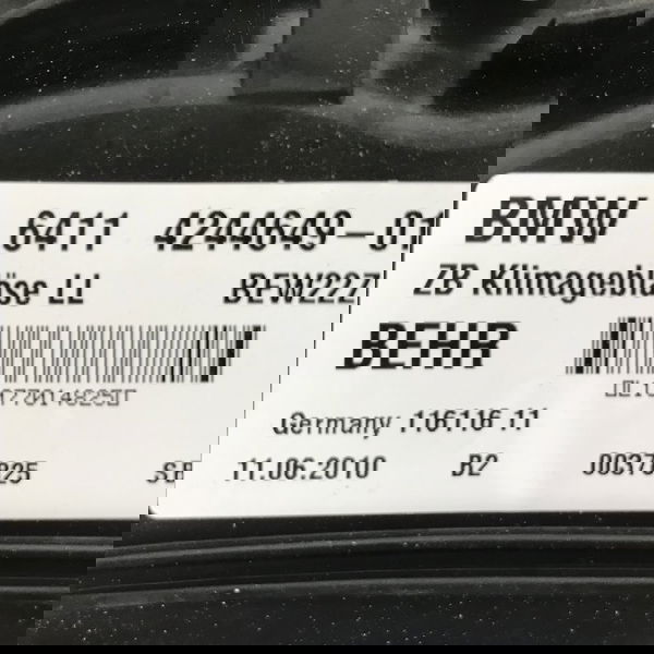 Suporte Motor Ar Forçado Bmw Serie 5 535i 3.0 2011 (47017)