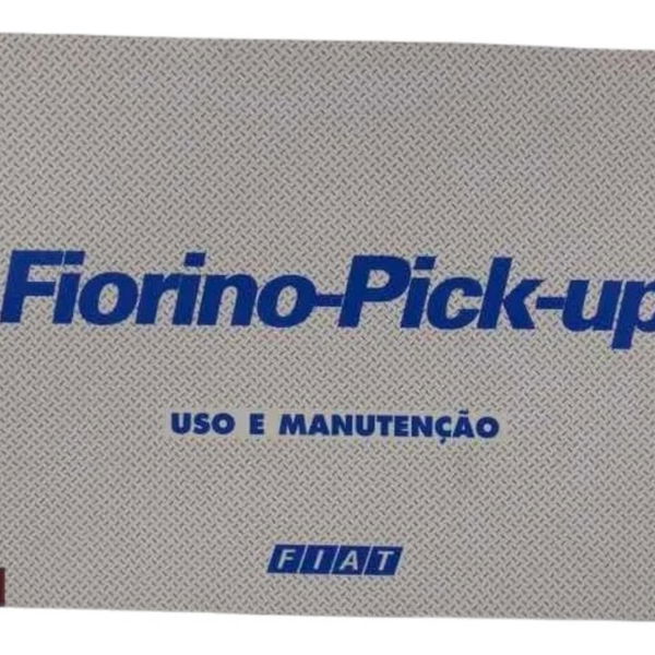 Manual Do Proprietário Fiat Fiorino 1998 Original