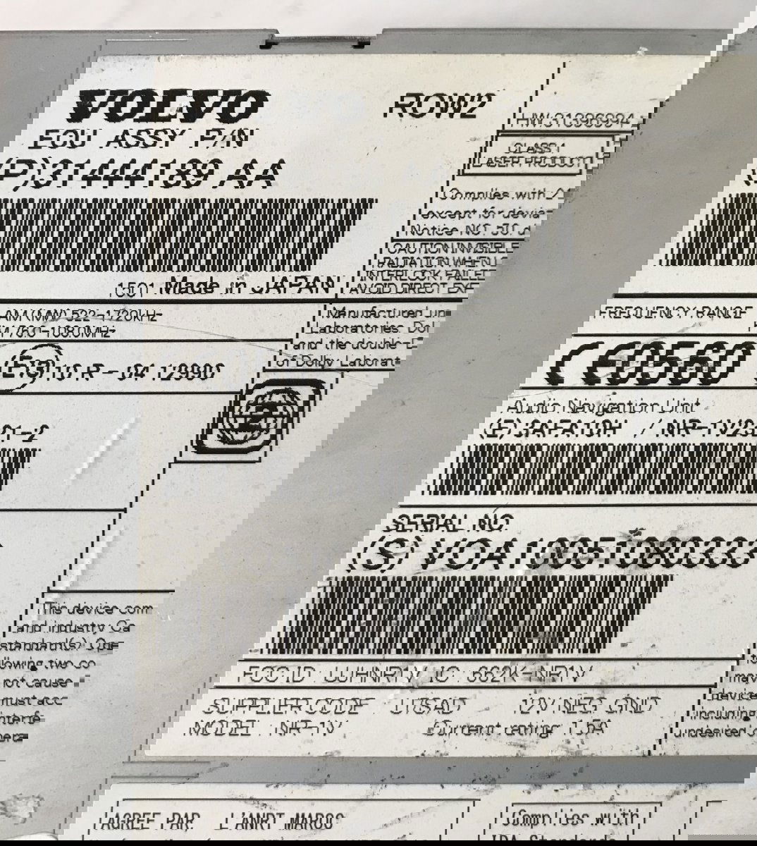 Multimídia Volvo Xc60 T6 2.0 2015 Original (48676)