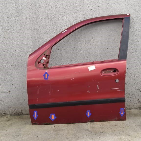 Porta Dianteira Esquerda Fiat Palio 1996 4p (para Recuperar)