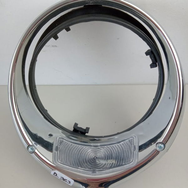 Aro Farol Com Pisca Novo Cromado Vw Fusca 1963 A 1972