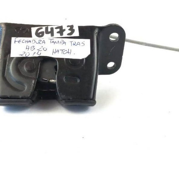 Fechadura Tamp Traseira Hyundai Hb20 Hatch 14 Original 6473