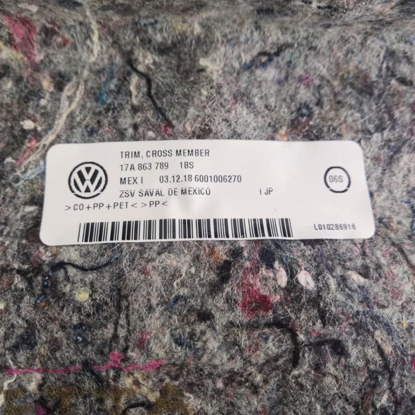 Forro Soleira Porta Mala Vw Jetta 250 Tsi 2019 Orig. 11983