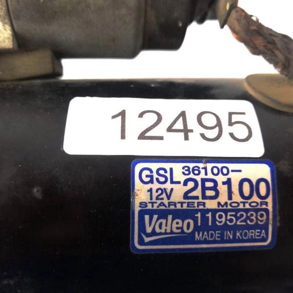 Motor De Arranque Kia Cerato Ex 1.6 2010 Original (12495)