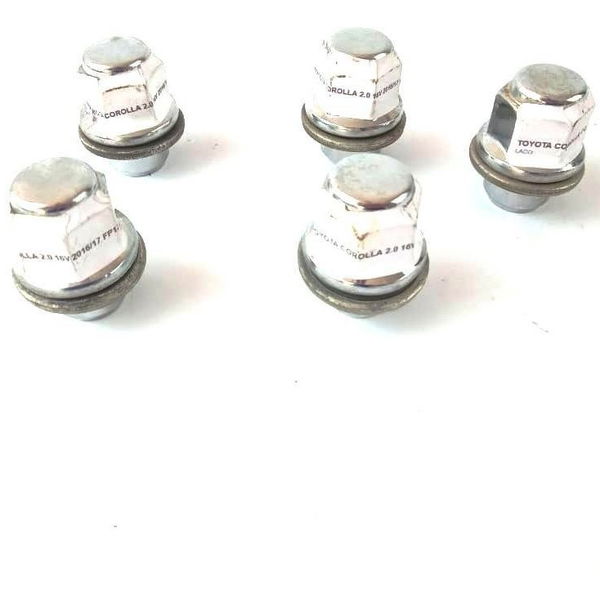 Jogo 5 Porcas Parafuso Roda Toyota Corolla 17 Original 12826
