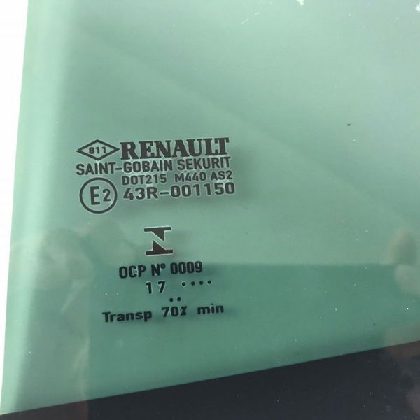 Vidro Fixo Traseiro Esquerdo Renault Logan 2014 Orig (16323)