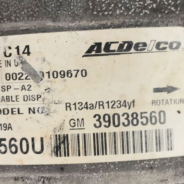 Compressor Ar Cond Gm Cruze Ltz 1.4 Turbo 2017 Orig (16461)