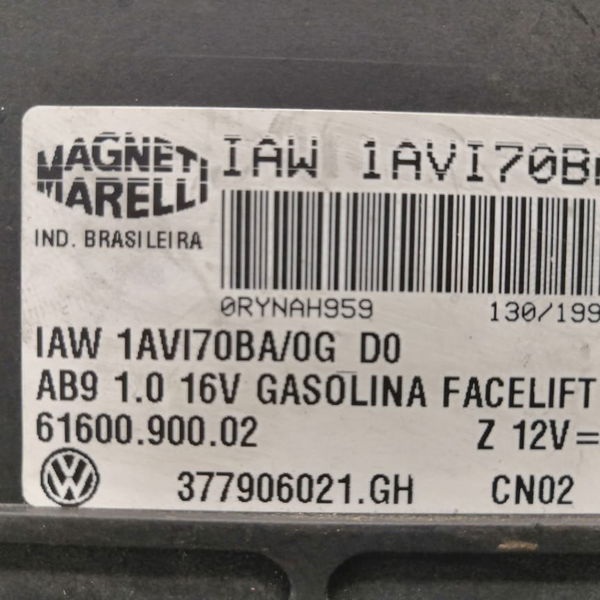 Módulo De Injeção Original Vw Gol Mi 1.0 1999 Gasolina