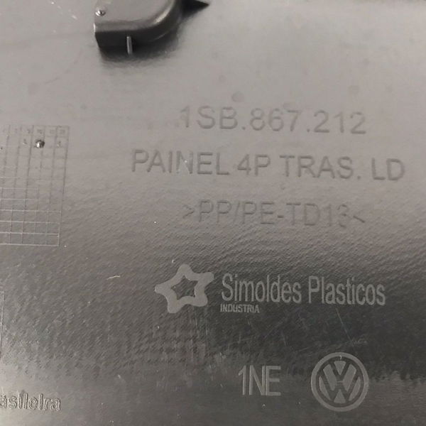 Forro De Porta Traseiro Direito Vw Up 2015 Original (22543)