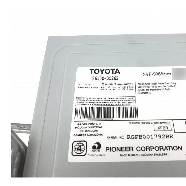 Multimídia Toyota Corolla Xei 2.0 16v 2019 Original (29619)