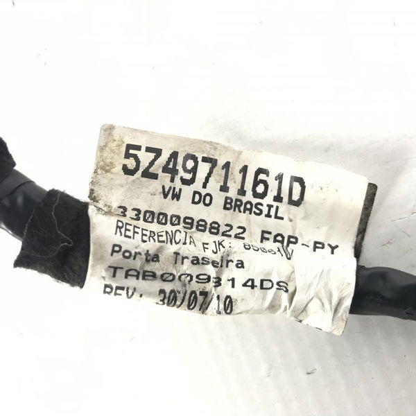 Chicote Porta Traseira Direita Vw Fox 2016 Original 30973