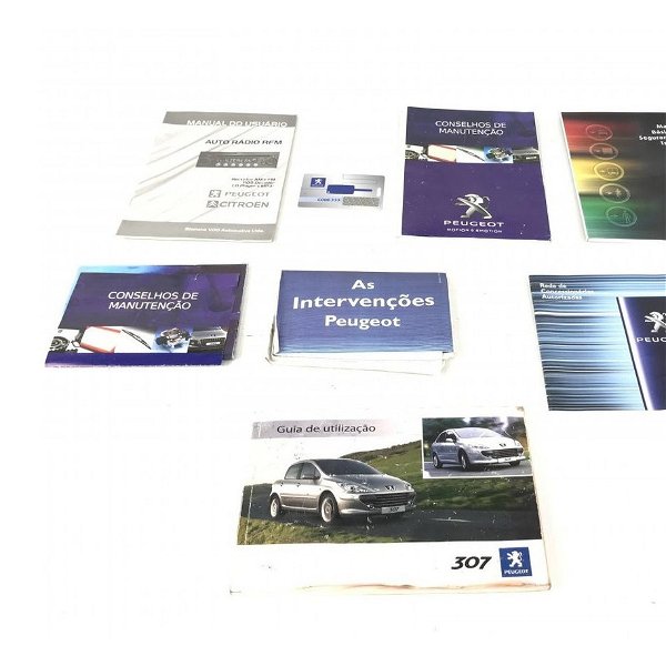 Manual Do Proprietário Peugeot 307 1.6 16v 2012 (30810)