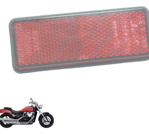 Refletor Olho Gato Suzuki Boulevard M 800 09-11 Original Vermelho