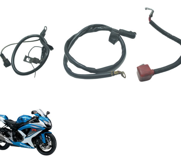 Cabos +/- Bate Suzuki Gsx-r 750 Srad 10-13 Original