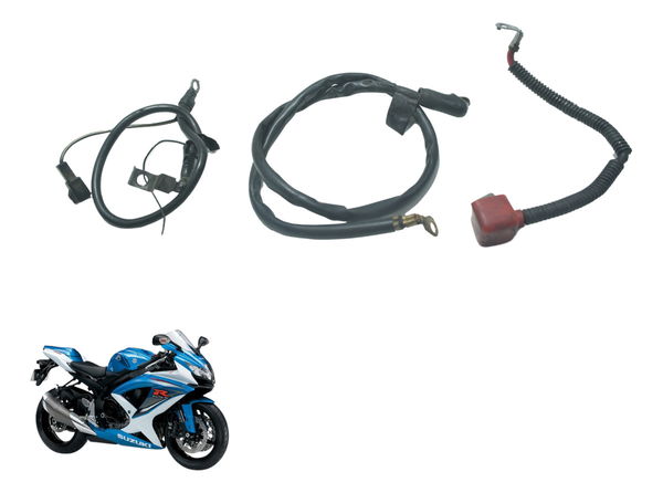 Cabos +/- Bate Suzuki Gsx-r 750 Srad 10-13 Original