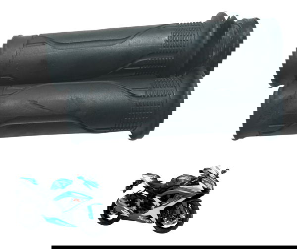 Par Manopla C/ Detalhes Suzuki Gsx-r 750 Srad 10-13 Original
