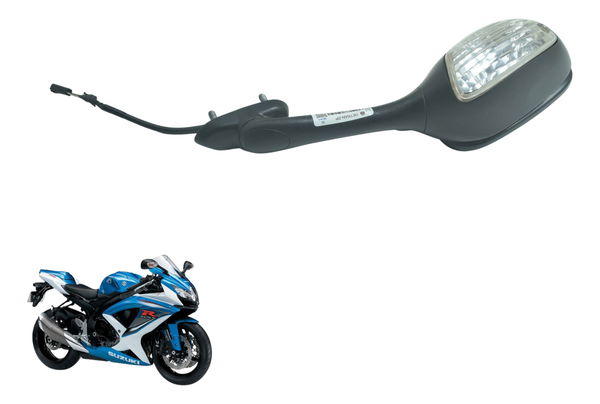 Espelho Direito C/ Pisca Suzuki Gsx-r 750 Srad 10-13 Orig