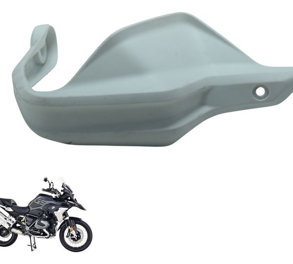 Protetor Punho Dir C/ Detalhe Bmw R1250 R 1250 Gs 19-24 Orig Branco