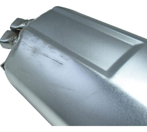 Ponteira Escape C/ Detalhes Bmw R1250 R 1250 Gs 19-24 Orig Prateado