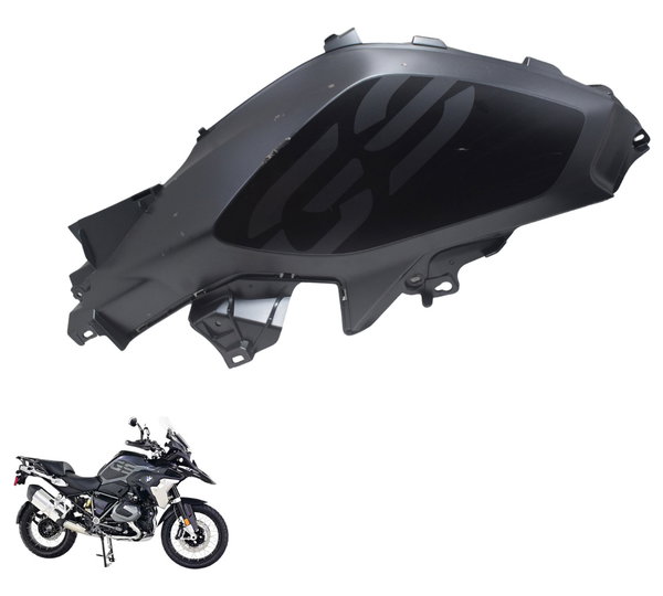 Carenagem Lateral Esq C/ Detalhes Bmw R1250 R 1250 Gs 19-24 Preto