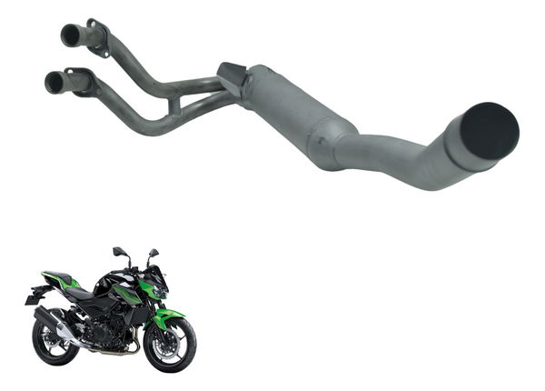 Curva Escape C/ Avaria Kawasaki Z 400 19-23 Original