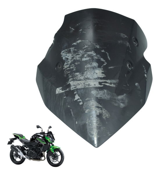 Para-brisa Bolha C/ Avaria Kawasaki Z 400 19-23 Original