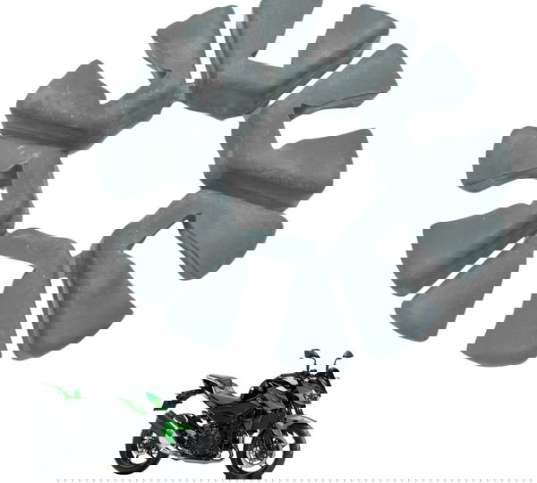 Coxim Cubo Coroa Kawasaki Z 400 19-23 Original