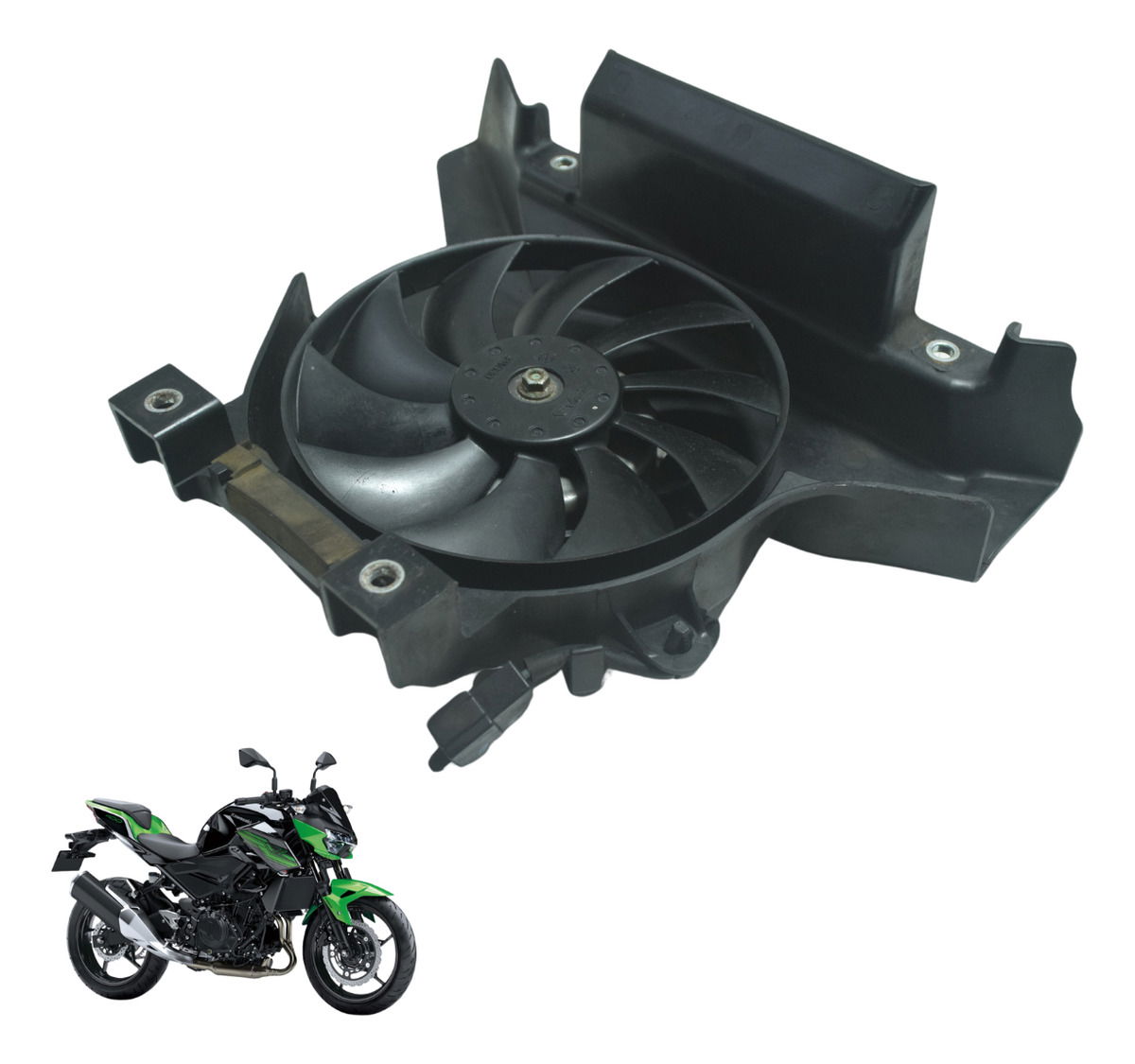 Ventoinha Radiador Kawasaki Z 400 19-23 Original