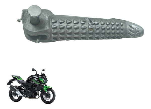 Pedaleira Dianteira Dir C/detalhes Kawasaki Z 400 19-23 Orig
