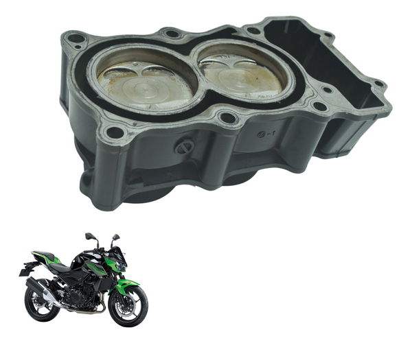 Cilindro Pistão E Anéis Kawasaki Z 400 19-23 Original