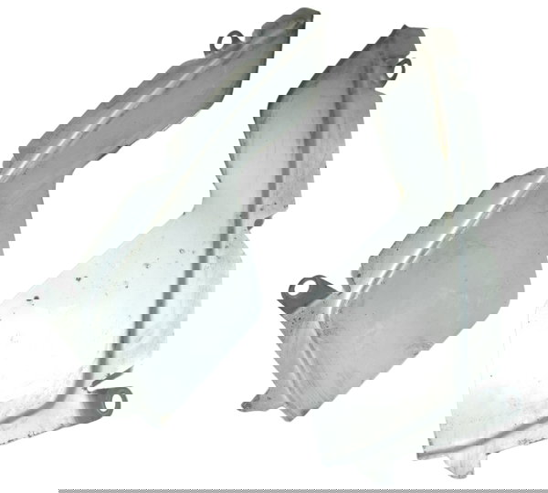 Par Acabamento Carenagem  Honda Xl 1000 Varadero 07-09 Orig Cinza