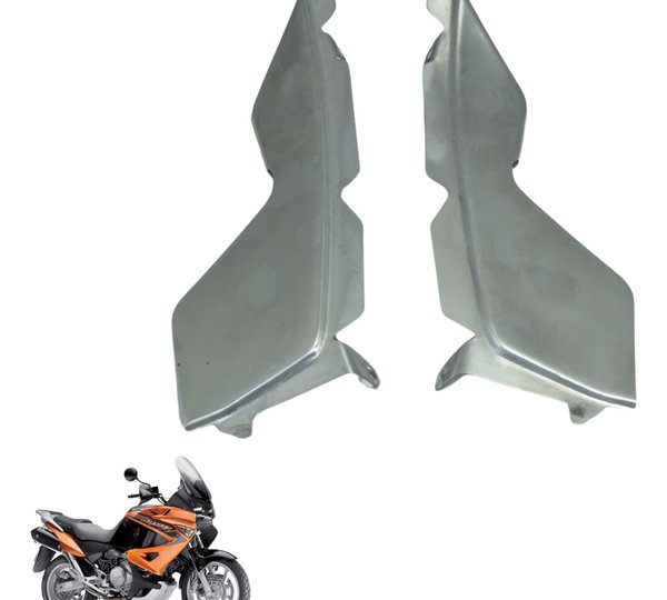 Par Acabamento Carenagem  Honda Xl 1000 Varadero 07-09 Orig Cinza