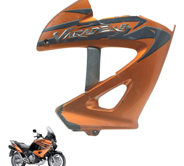 Carenagem Lateral Dir Avaria Honda Xl 1000 Varadero 07-09ori Laranja
