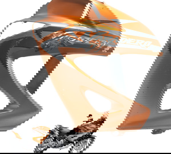 Carenagem Lateral Esq Avaria Honda Xl 1000 Varadero 07-09ori Laranja