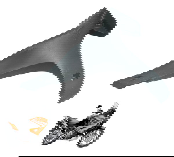 Carenagem Dir C/ Detalhes Honda Xl 1000 Varadero 07-09 Orig Preto