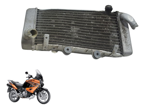 Radiador Esquerdo C/avaria Honda Xl 1000 Varadero 07-09 Orig