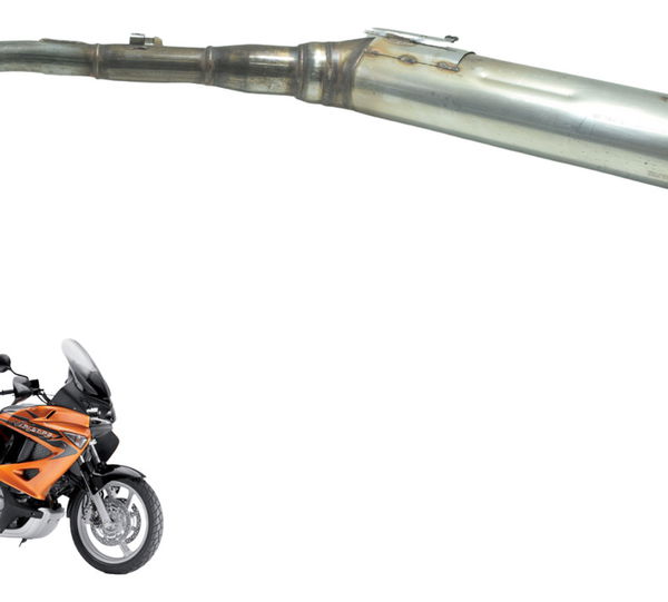 Ponteira Esquerda Honda Xl 1000 Varadero 07-09 Original Cinza