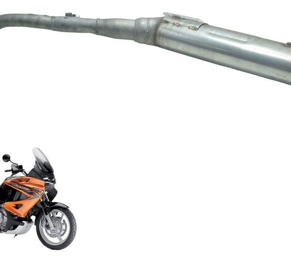 Ponteira Esq C/ Detalhes Honda Xl 1000 Varadero 07-09 Orig Cinza