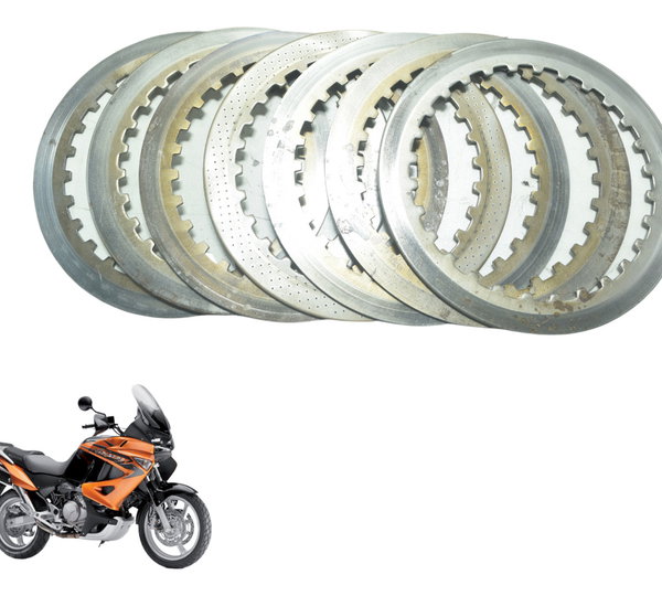 Jogo Disco Separador Embre Honda Xl 1000 Varadero 07-09 Orig