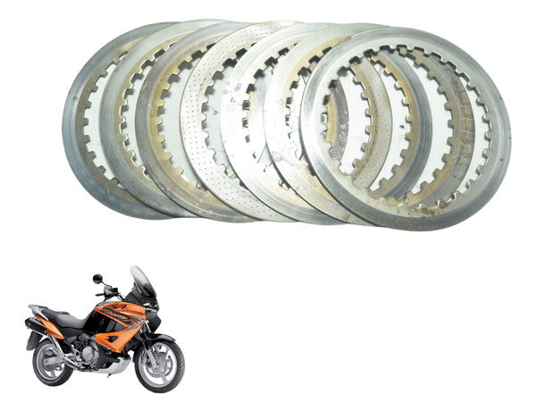 Jogo Disco Separador Embre Honda Xl 1000 Varadero 07-09 Orig