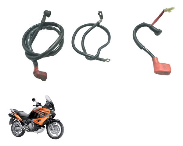 Cabos Bateria Honda Xl 1000 Varadero 07-09 Original